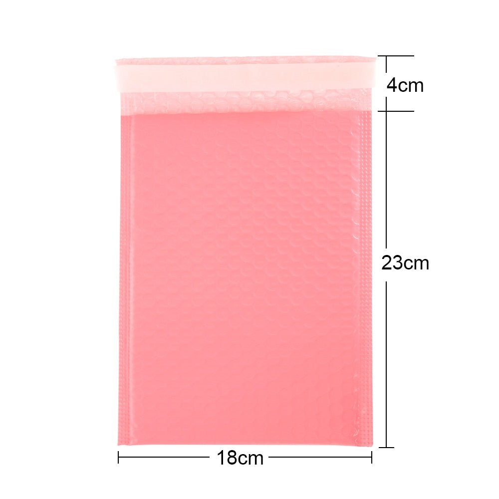 100pcs Bubble Mailers Padded Envelopes Pearl film Gift Present Mail Envelope Bag For Book Magazine Lined Mailer Self Seal Pink - ESSENTIALS365