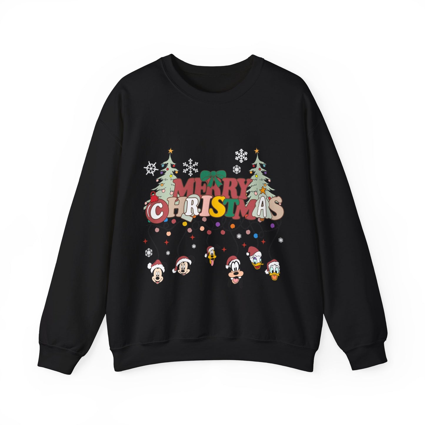 Mickey Merry Christmas Unisex Heavy Blend™ Crewneck Sweatshirt