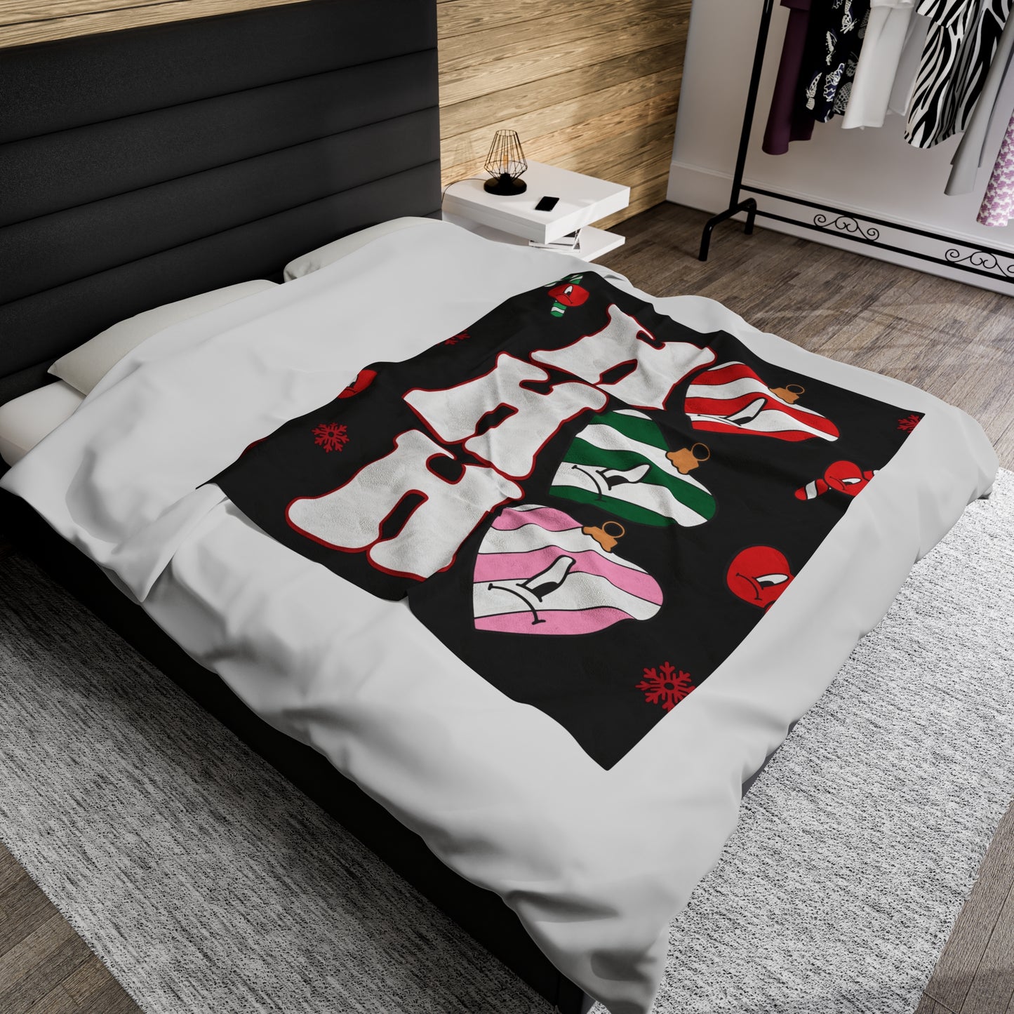 Bad Bunny Christmas Blanket, Retro Vintage Bad Bunny Shirt, Una Navidad Sin Ti Blanket, Pop Music lover Gift,Bad Bunny Xmas Gifts Tees Velveteen Plush Blanket