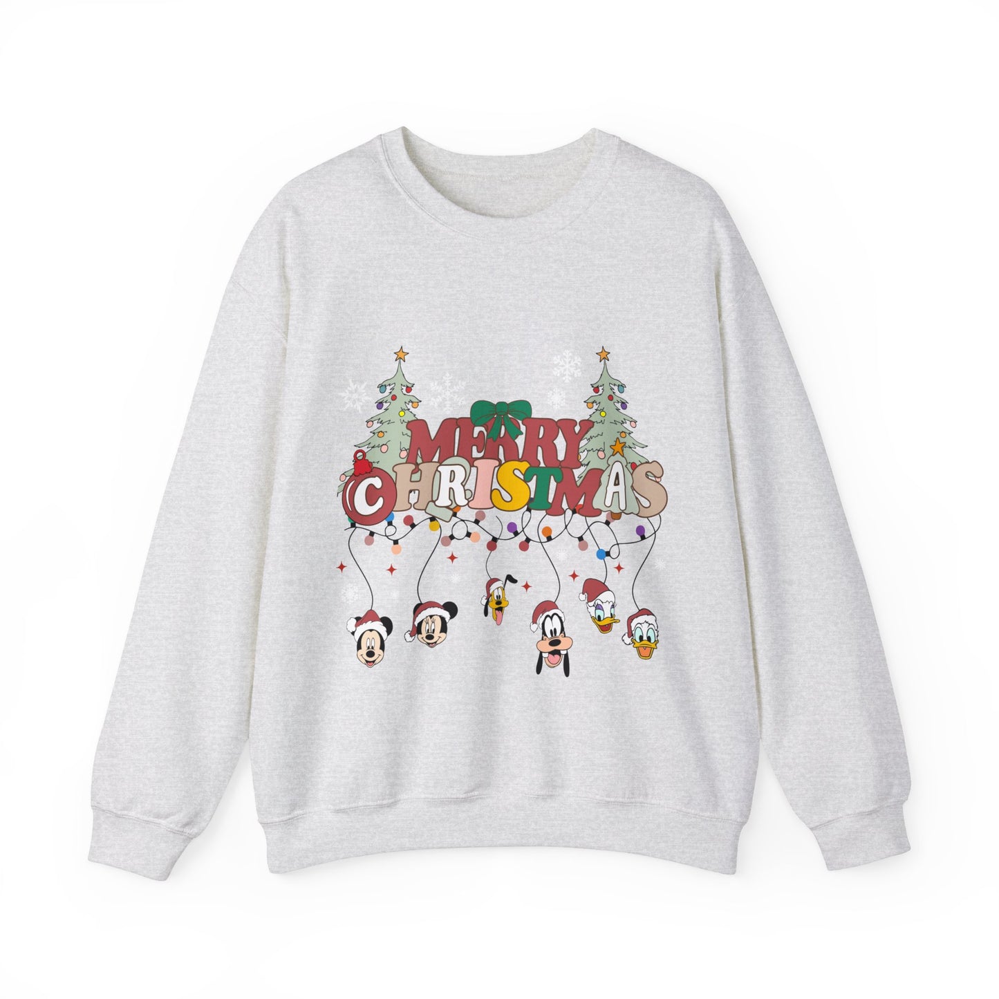 Mickey Merry Christmas Unisex Heavy Blend™ Crewneck Sweatshirt