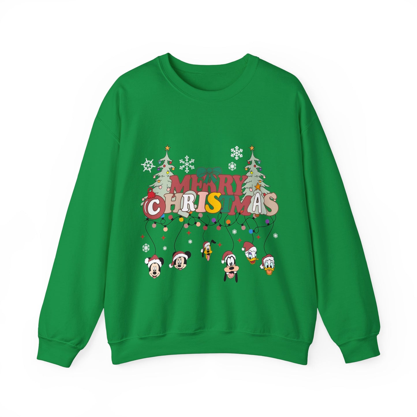 Mickey Merry Christmas Unisex Heavy Blend™ Crewneck Sweatshirt