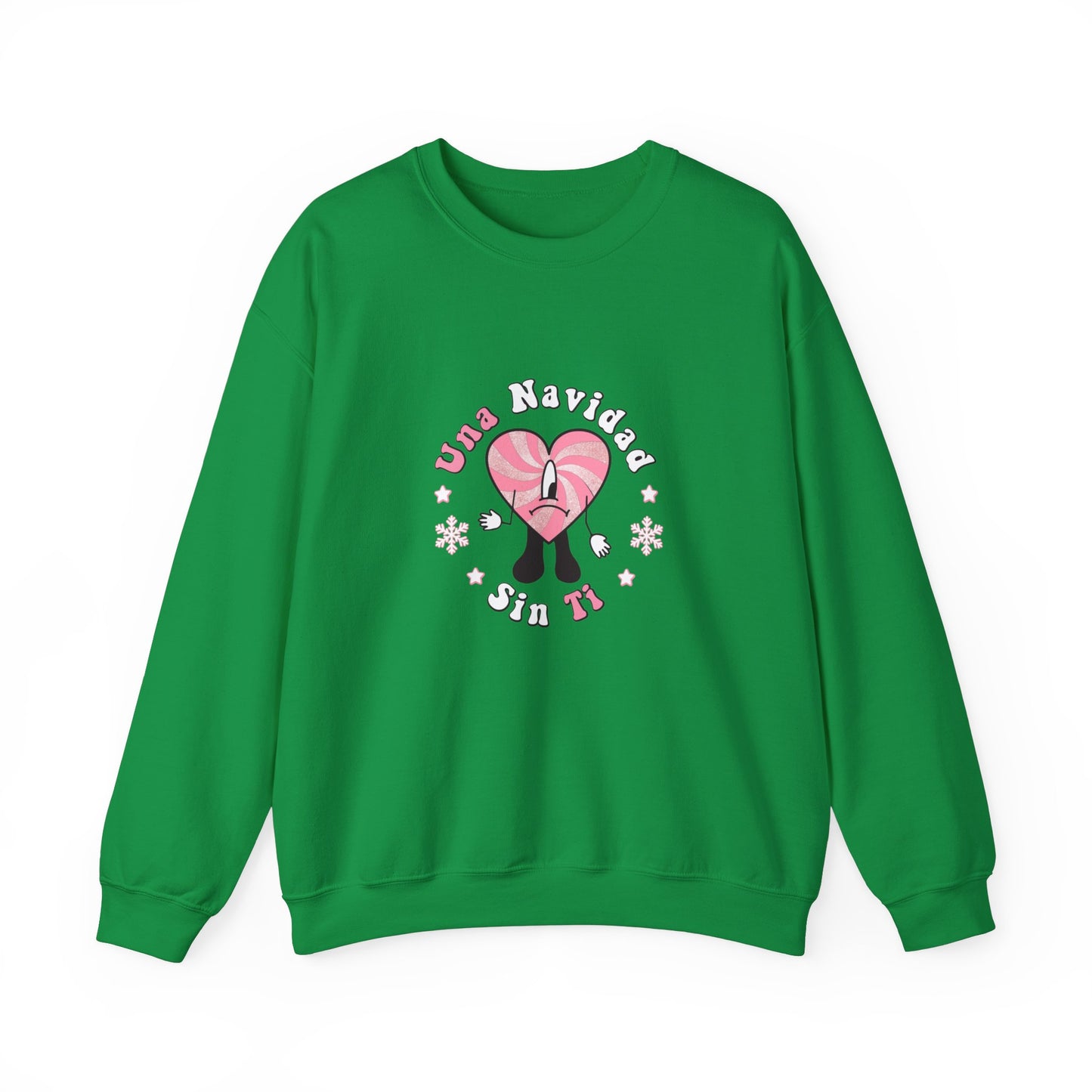 Bad Bunny Christmas Sweatshirt, Retro Vintage Bad Bunny Shirt, Una Navidad Sin Ti Sweatshirt, Pop Music lover Gift,Bad Bunny Xmas Gifts Tees