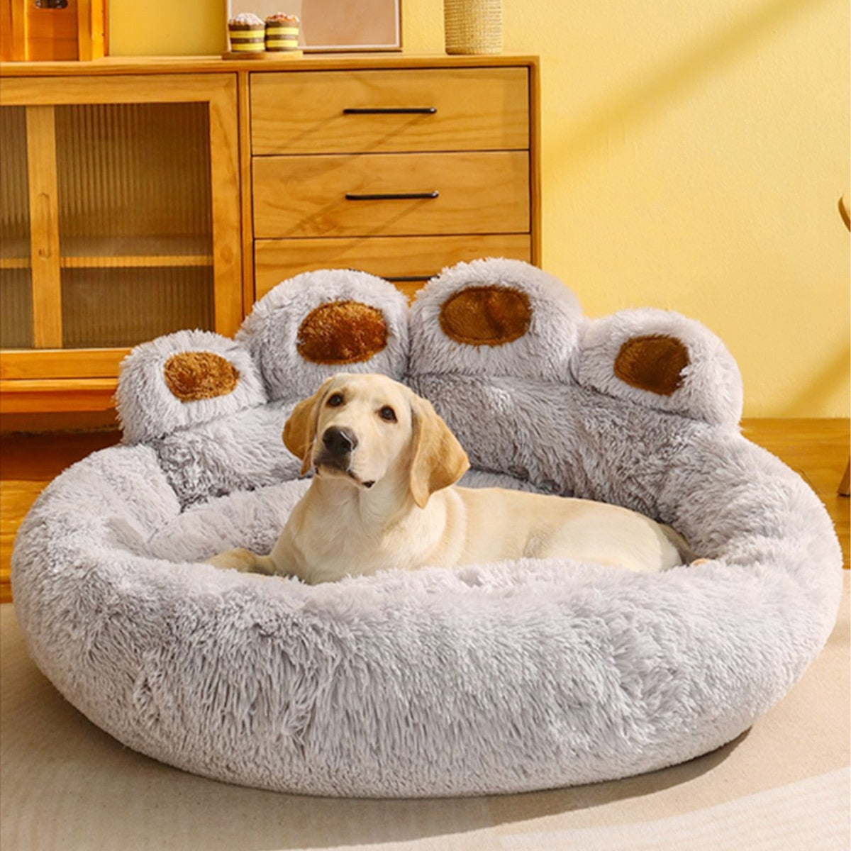 Dog Sofa Beds for Small Dogs Warm Pet Accessories Bed Accessorys Large Mat Pets Kennel Washable Plush Medium Basket Puppy Cats