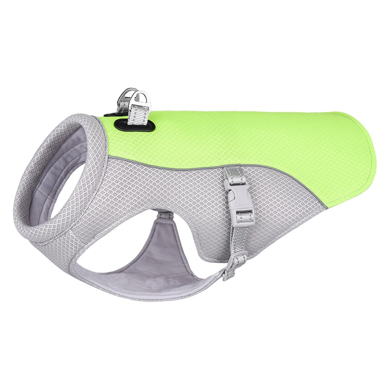 Summer Dog Cooling Vest Harness Reflective