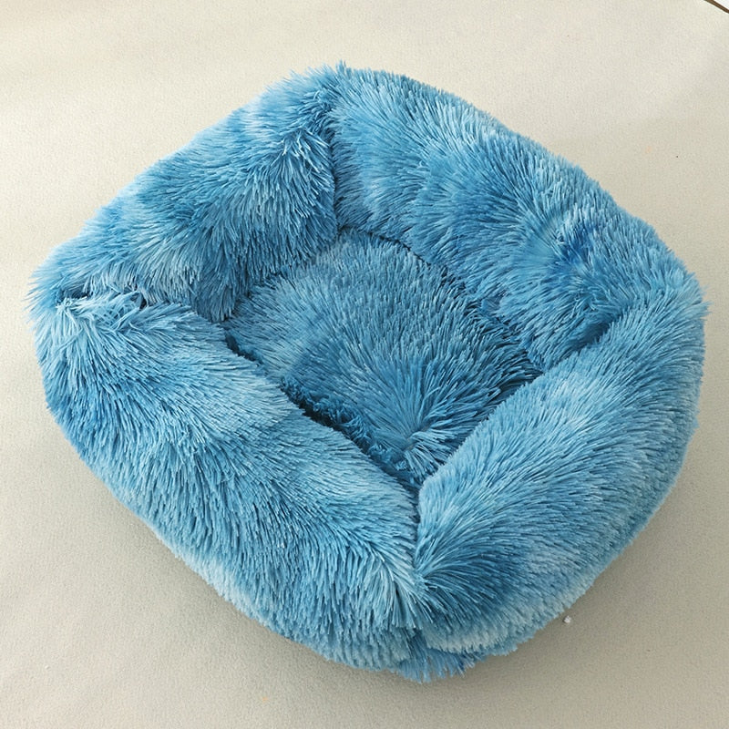 Plush Cat Bed House Warm Soft Square Cats Nest Winter Pet Cushion Mats For Small Dogs Cats Pet Basket Puppy Kennel Pets Supplies - ESSENTIALS365