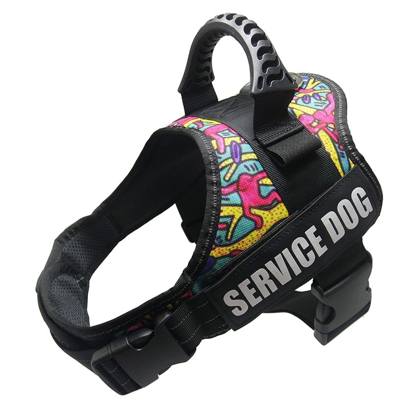 K9 Reflective Harness Adjustable Nylon Collar Vest - ESSENTIALS365