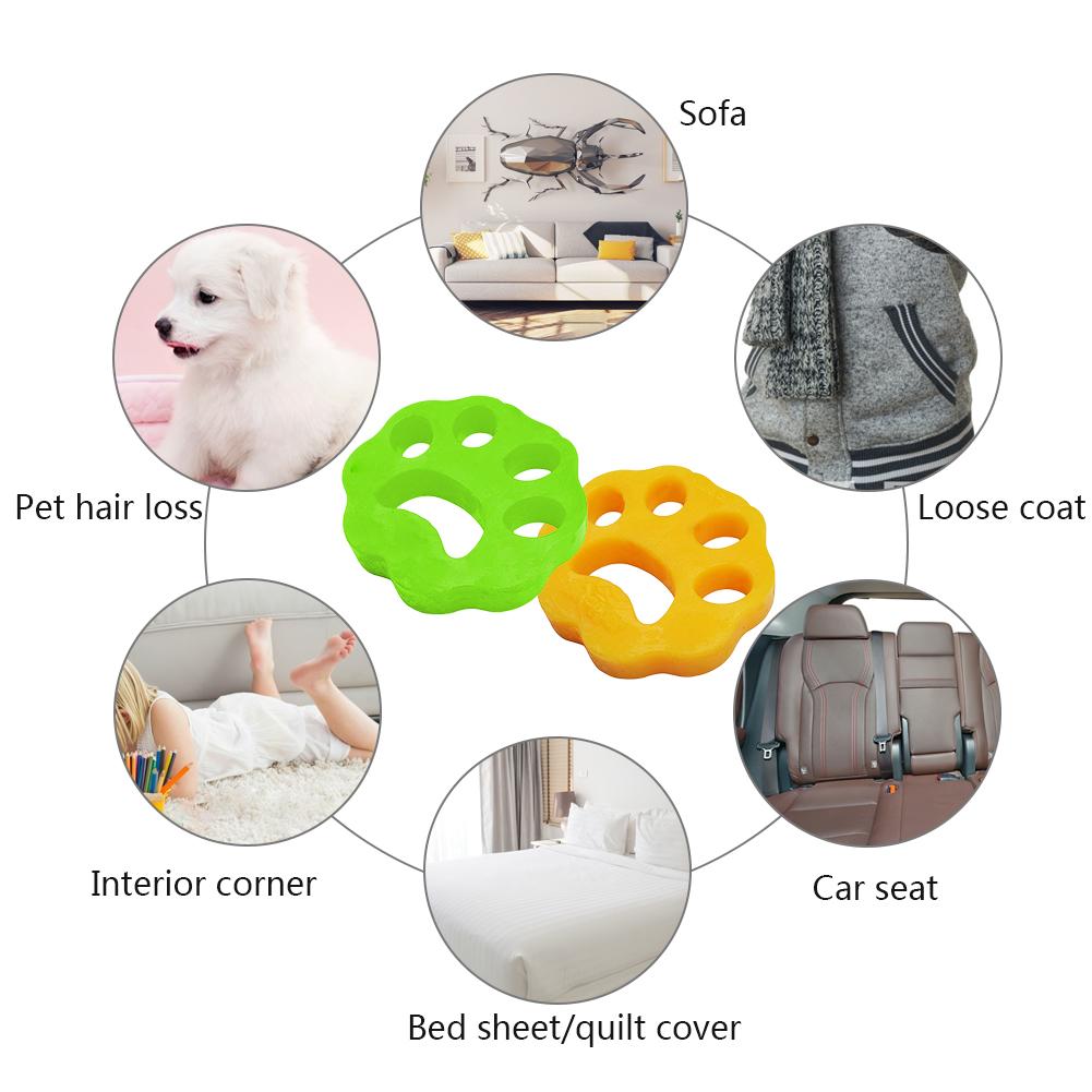 2pcs Pet Hair Catcher Cat Dog Fur Lint Hair Remover Clothes Dryer Washing Machine Accessories Reusable Cleaning Laundry Catcher - ESSENTIALS365