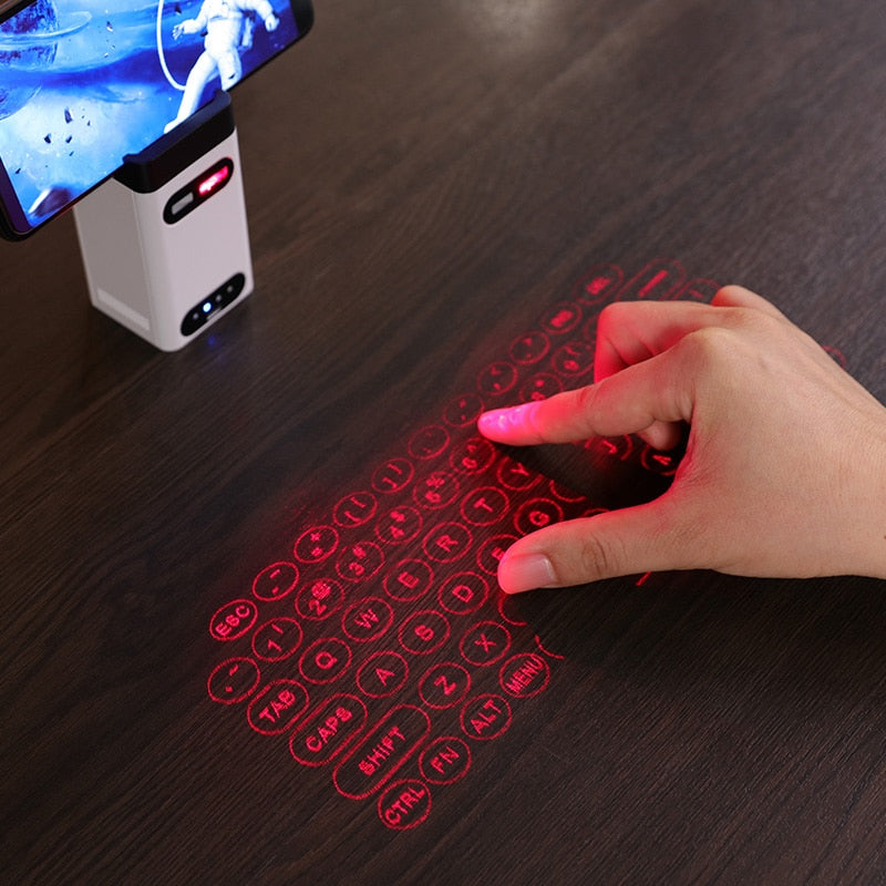 Bluetooth virtual laser keyboard Wireless Projection mini keyboard Portable for computer Phone pad Laptop With Mouse function - ESSENTIALS365