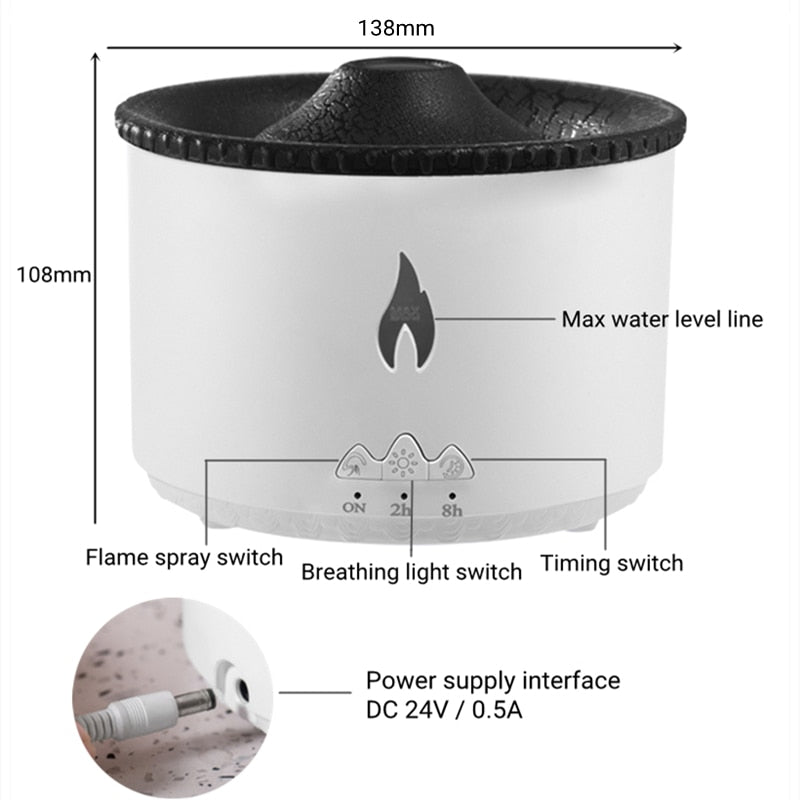 Volcano Air Aromatherapy Humidifier - ESSENTIALS365