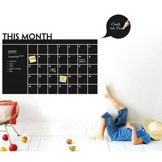 Monthly Chalkboard  Calendar Wall Sticker - ESSENTIALS365