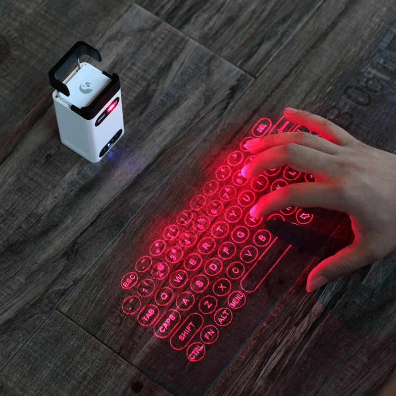 Bluetooth virtual laser keyboard Wireless Projection mini keyboard Portable for computer Phone pad Laptop With Mouse function - ESSENTIALS365