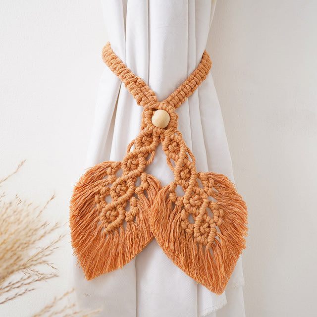 Macrame Room Decoration Curtain Tieback Rope - ESSENTIALS365