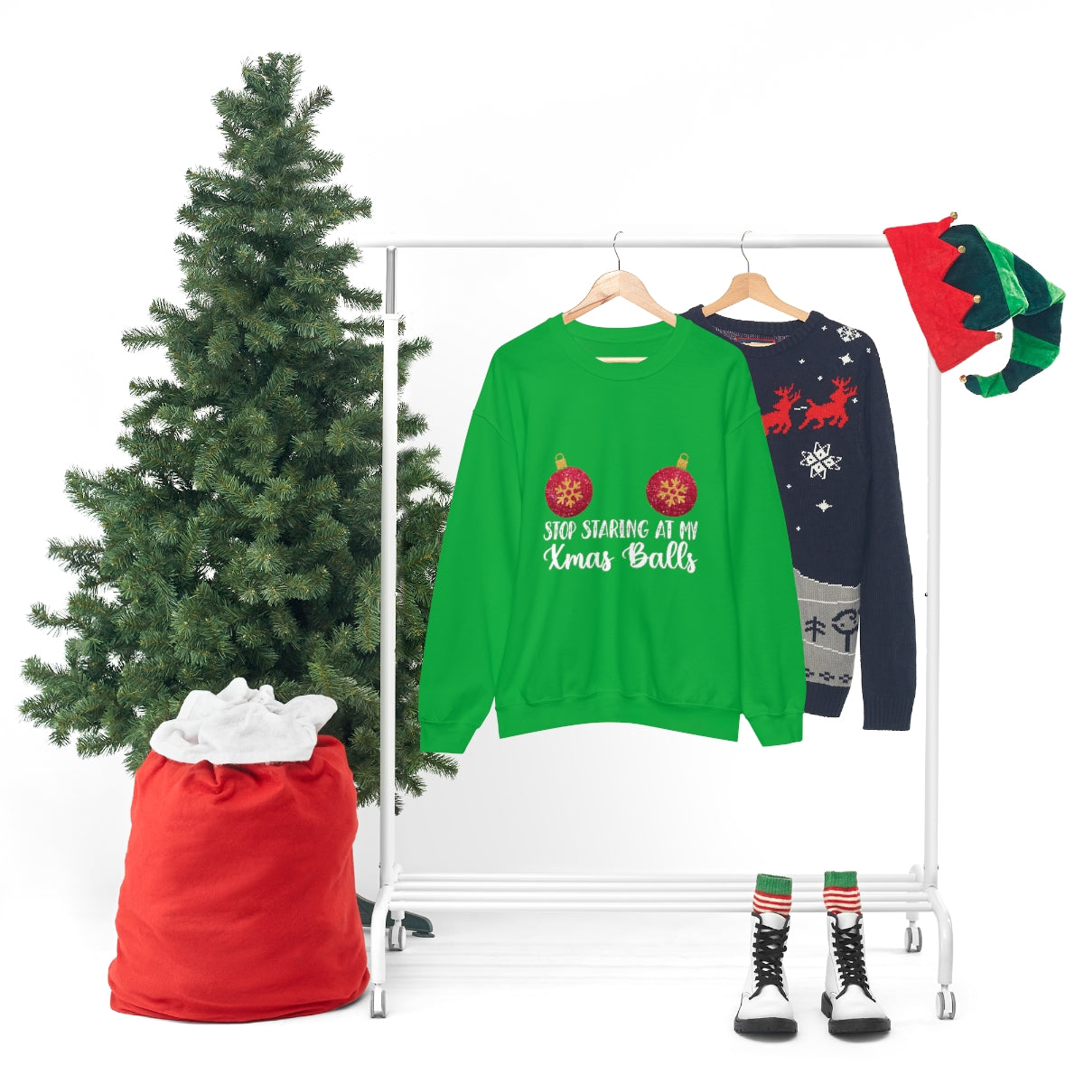 Christmas Sweatshirt, SweatshirtUnisex Heavy Blend™ Crewneck Sweatshirt - ESSENTIALS365