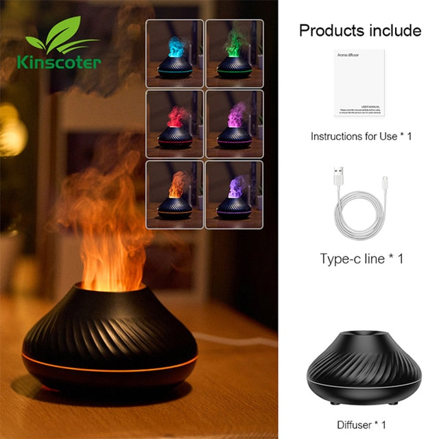 Volcano Humidifier Essential Oil Diffuser - ESSENTIALS365