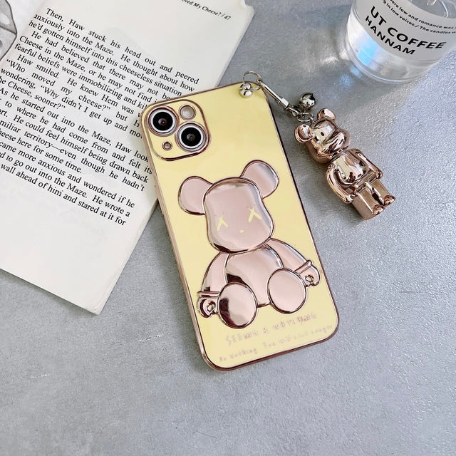 3D Bear Chain Phone Case for iPhones - ESSENTIALS365