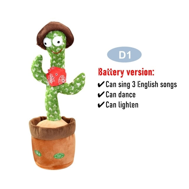 Dancing Cactus Electronic Plush Toys - ESSENTIALS365