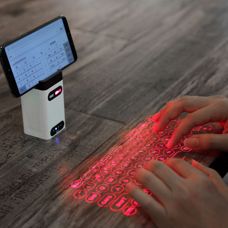 Bluetooth virtual laser keyboard Wireless Projection mini keyboard Portable for computer Phone pad Laptop With Mouse function - ESSENTIALS365