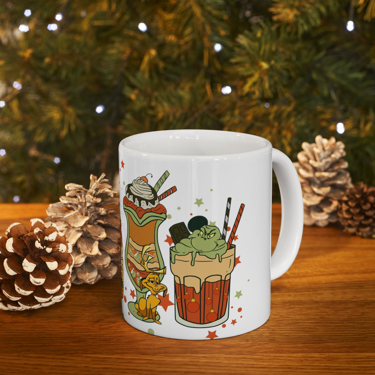 The GRINCH Ceramic Mug 11oz - ESSENTIALS365