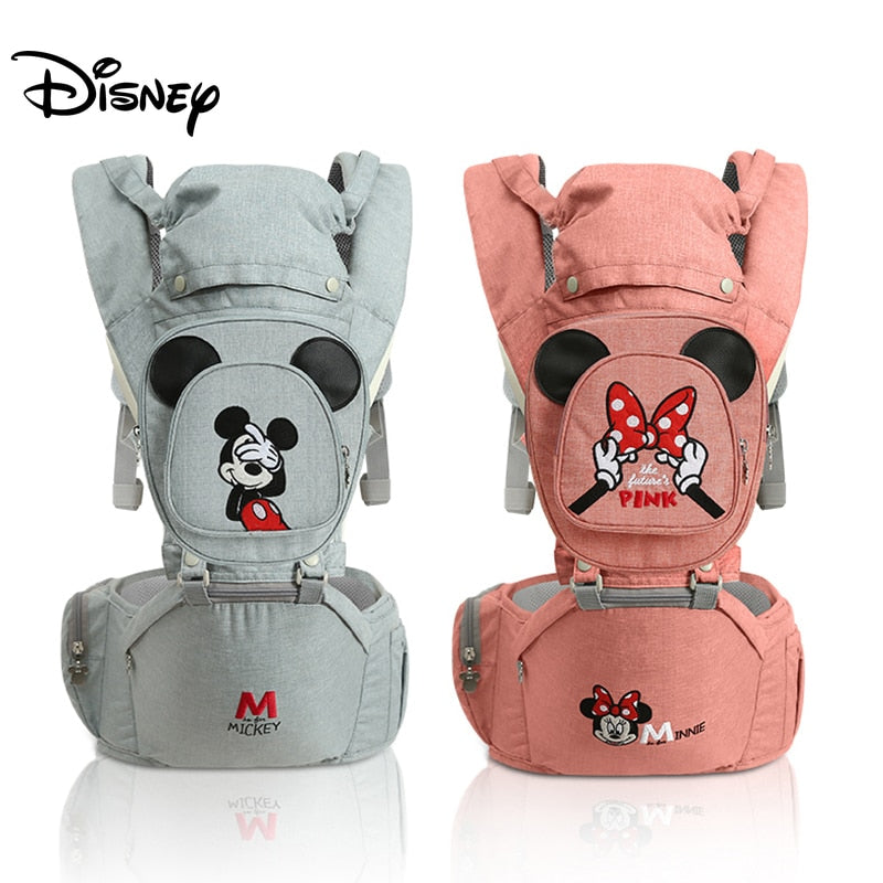 Disney Ergonomic Baby Carrier Infant Kid Baby Hipseat Sling Front Facing Kangaroo Minnie Baby Wrap Carrier For Baby Travel - ESSENTIALS365