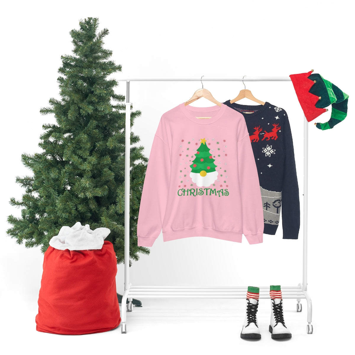 Christmas Sweatshirt, SweatshirtUnisex Heavy Blend™ Crewneck Sweatshirt - ESSENTIALS365