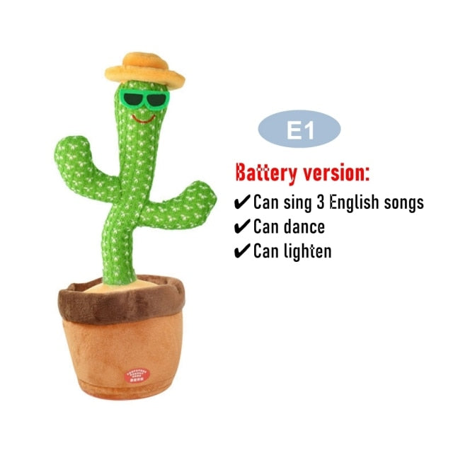 Dancing Cactus Electronic Plush Toys - ESSENTIALS365