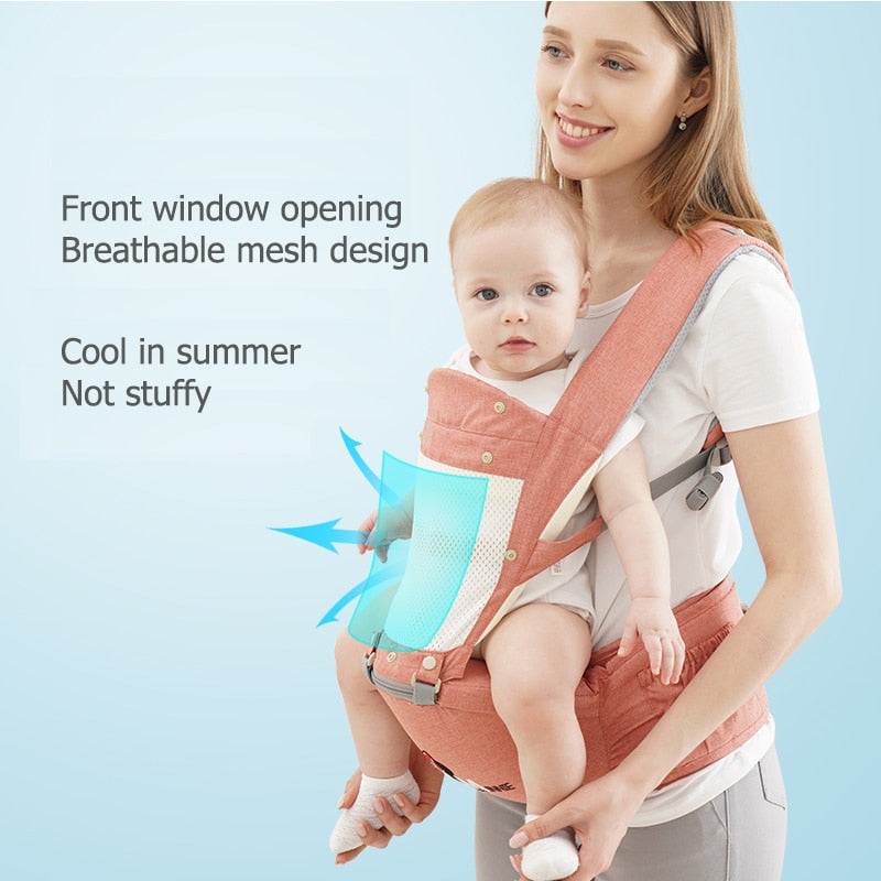 Disney Ergonomic Baby Carrier Infant Kid Baby Hipseat Sling Front Facing Kangaroo Minnie Baby Wrap Carrier For Baby Travel - ESSENTIALS365