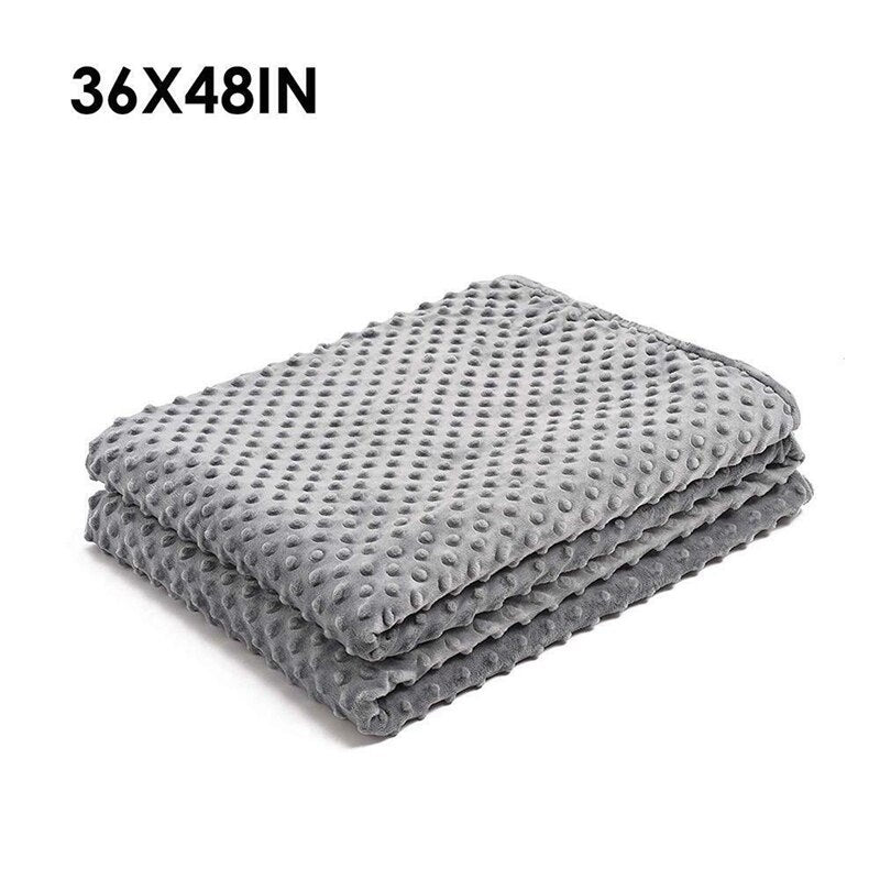 Premium Weighted Blanket Heavy Blankets Sensory Sleep Reduce Anxiety Cotton - ESSENTIALS365