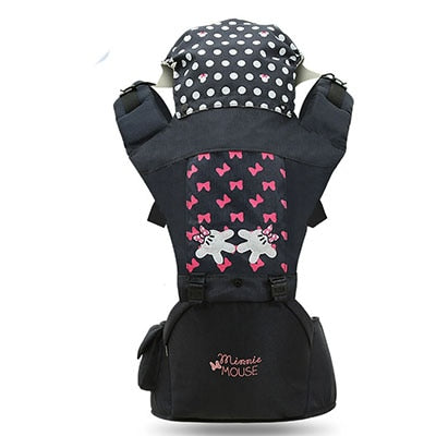 Disney Ergonomic Baby Carrier Infant Kid Baby Hipseat Sling Front Facing Kangaroo Minnie Baby Wrap Carrier For Baby Travel - ESSENTIALS365