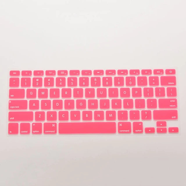 Candy Colors Silicone Keyboard Cover Sticker - ESSENTIALS365