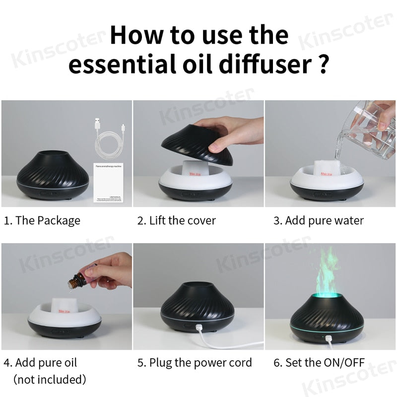 Volcano Humidifier Essential Oil Diffuser - ESSENTIALS365