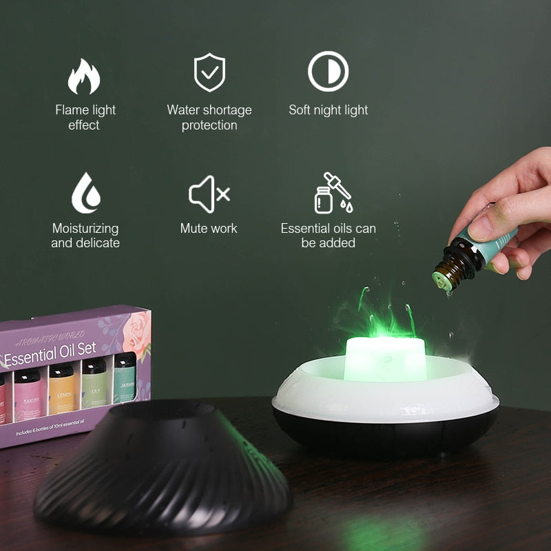 Volcano Humidifier Essential Oil Diffuser - ESSENTIALS365