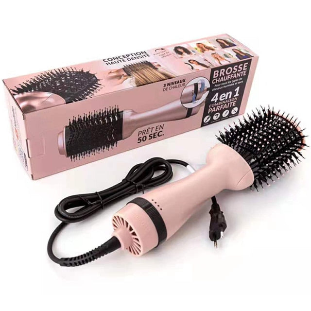 Multi Functional 5In1 Hair Dryer Comb Hair Curling Straightening Hair - ESSENTIALS365