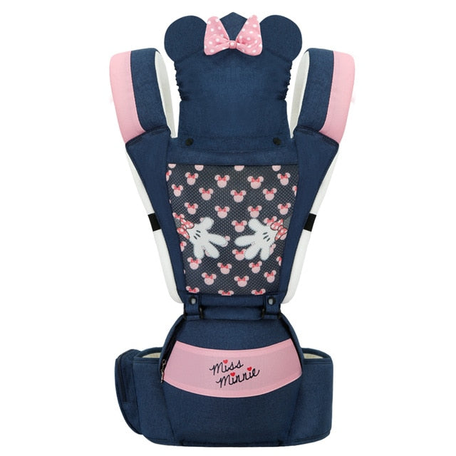 Disney Ergonomic Baby Carrier Infant Kid Baby Hipseat Sling Front Facing Kangaroo Minnie Baby Wrap Carrier For Baby Travel - ESSENTIALS365