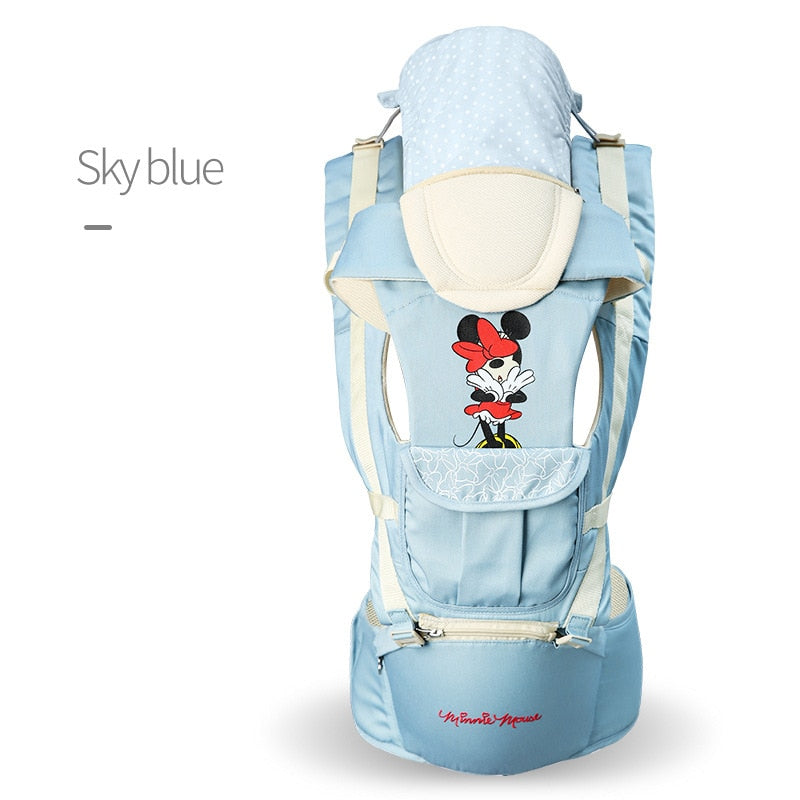 Disney Ergonomic Baby Carrier Infant Kid Baby Hipseat Sling Front Facing Kangaroo Minnie Baby Wrap Carrier For Baby Travel - ESSENTIALS365