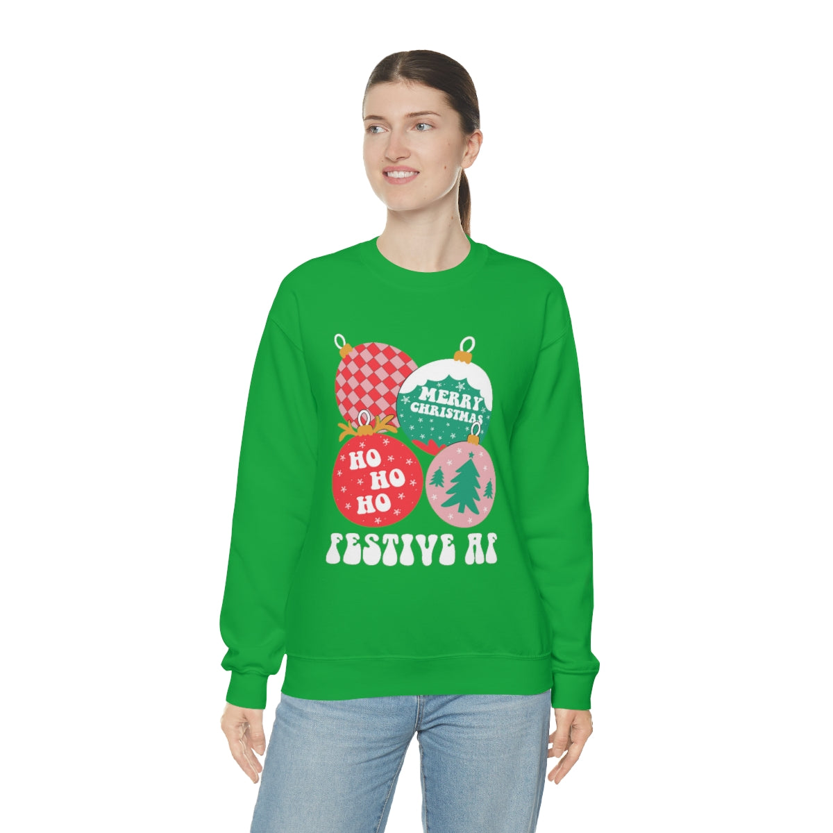 Christmas Sweatshirt, Christmas Sweater, Christmas Crewneck, Christmas Tree Sweatshirt, Holiday Sweaters, Winter SweatshirtUnisex Heavy Blend™ Crewneck Sweatshirt - ESSENTIALS365