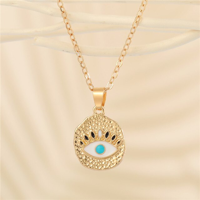 Crystal Turkish Evil Eye Necklace - ESSENTIALS365