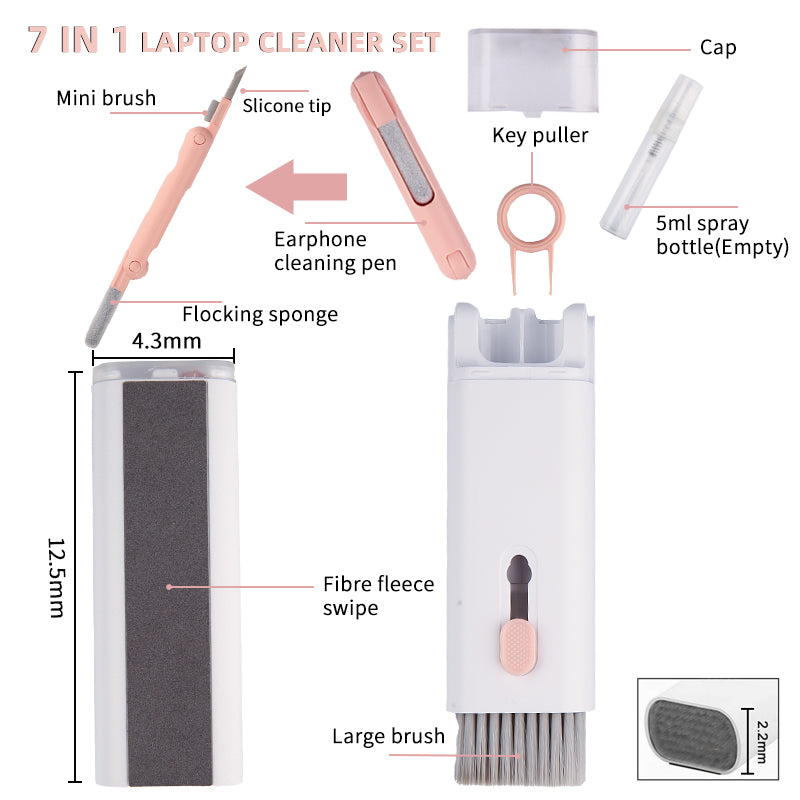 7-in-1 Computer Keyboard Cleaner Brush Kit - ESSENTIALS365