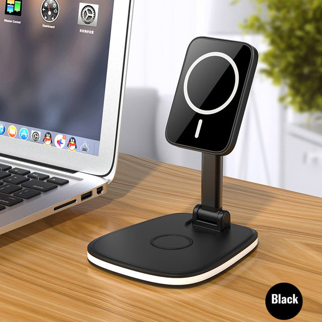 3in1  15W Folding Wireless Magnetic Charger - ESSENTIALS365