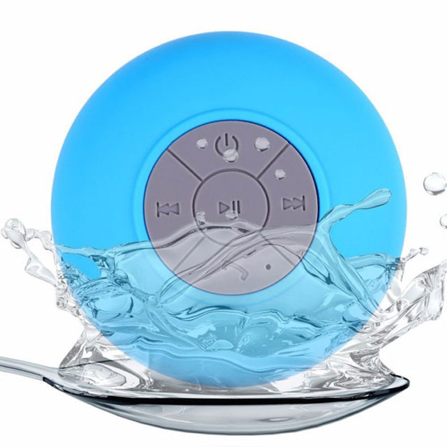 Mini Bluetooth Speaker Portable Waterproof Wireless Handsfree Speakers for Showers Bathroom Sucker Bluetooth Speaker Sound Box - ESSENTIALS365