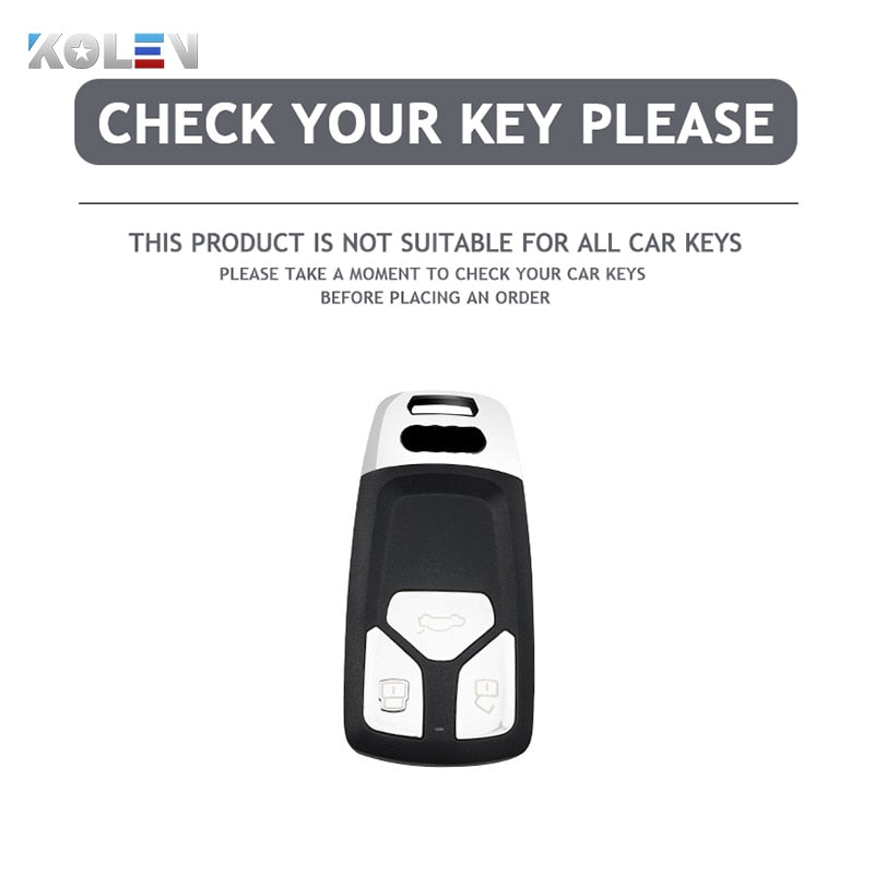 Fashion TPU Car Remote Key Case Cover Shell For Audi A4 B9 A5 A6 8S 8W Q5 Q7 4M S4 S5 S7 TT TTS TFSI RS Protector Fob Keyless - ESSENTIALS365