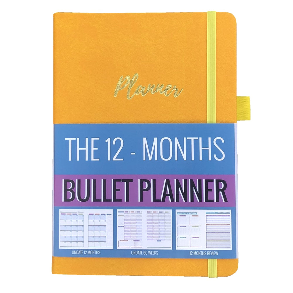 Agenda 2023 Daily Planner Life Goal Setting Undated Weekly Monthly Year Calendar Organizer Notebook - Fitness Yoga Habit - ESSENTIALS365