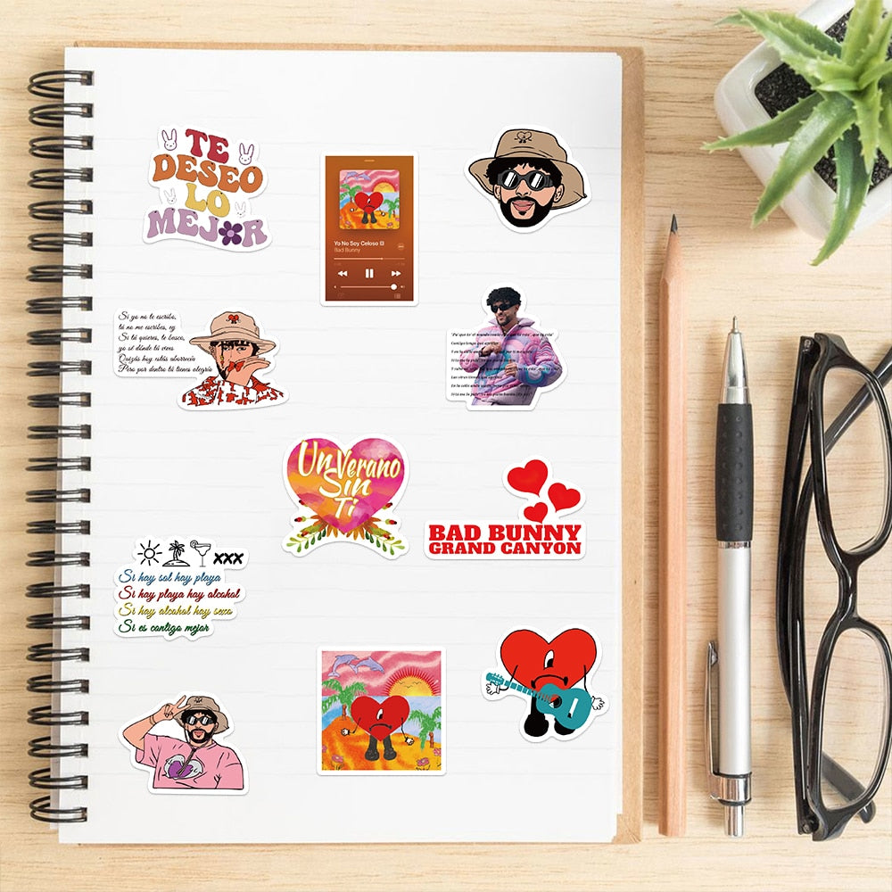 10/25/50pcs Bad Bunny New Album Un Verano Sin Ti Graffiti Stickers Decals Toy DIY  Suitcase Phone Laptop Bike Sticker - ESSENTIALS365