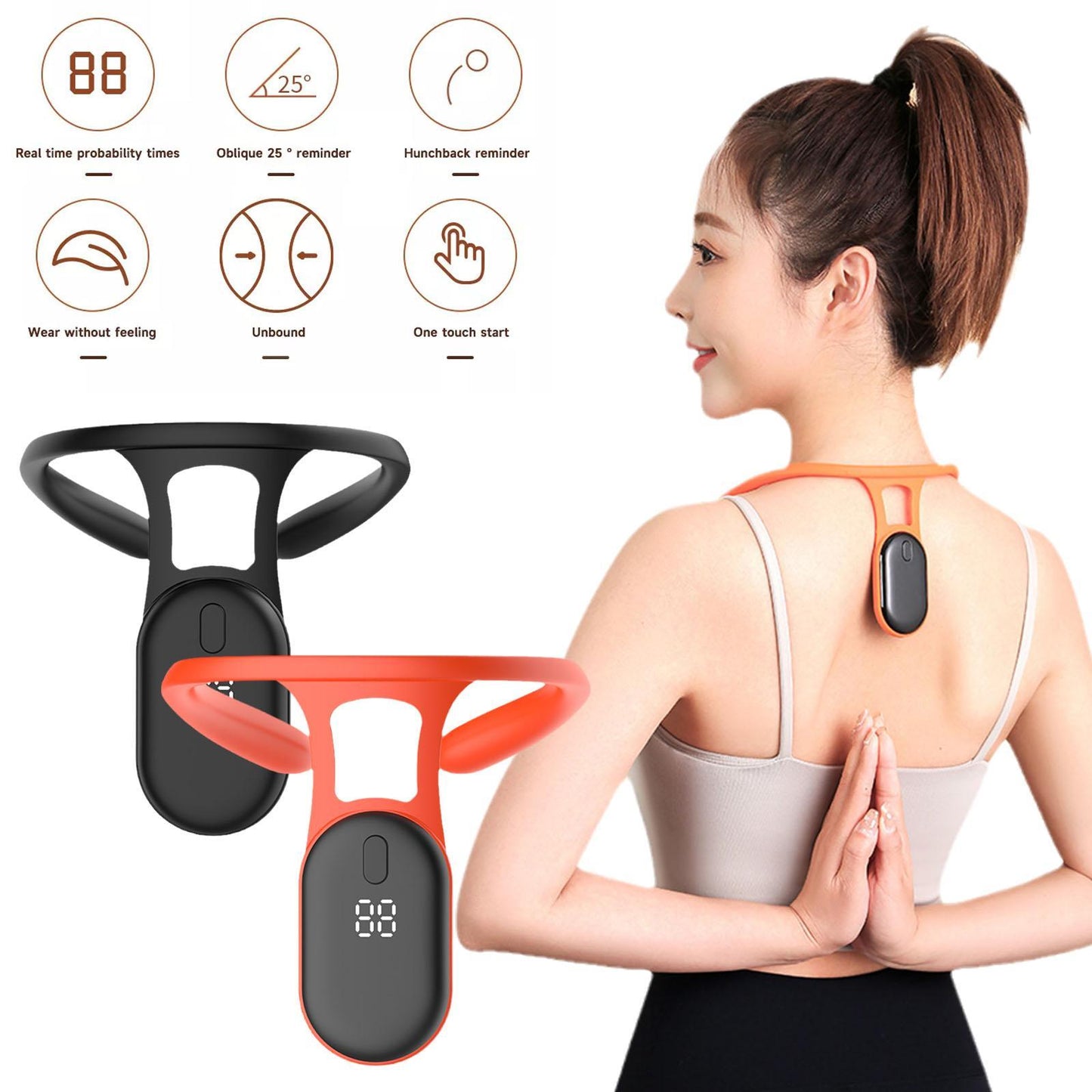 Smart Training Posture Corrector Child Realtime Adult Smart Monitoring Training Posture Corrector Back Posture Health Care Tool