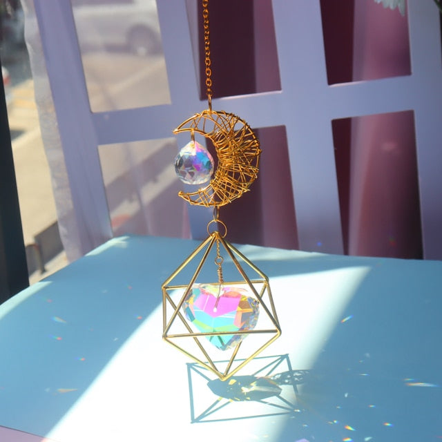 Shining Crystal Light Catcher Prism Pendant - ESSENTIALS365