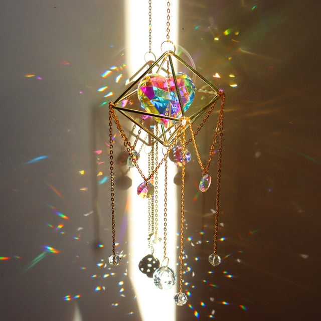 Shining Crystal Light Catcher Prism Pendant - ESSENTIALS365