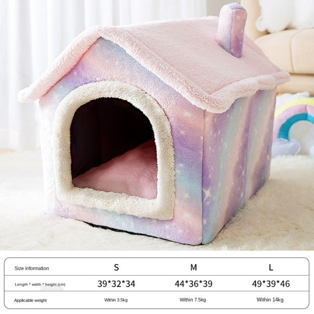 Foldable Deep Sleep Pet Cat House - ESSENTIALS365