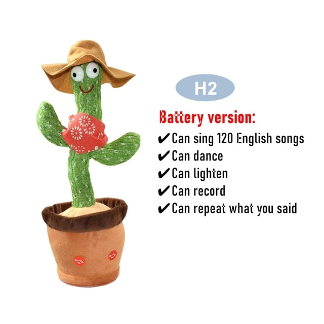 Dancing Cactus Electronic Plush Toys - ESSENTIALS365