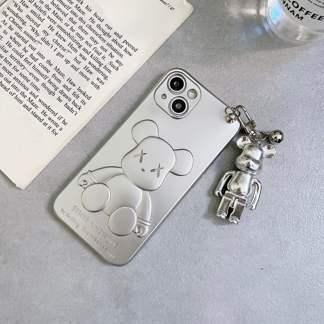 3D Bear Chain Phone Case for iPhones - ESSENTIALS365