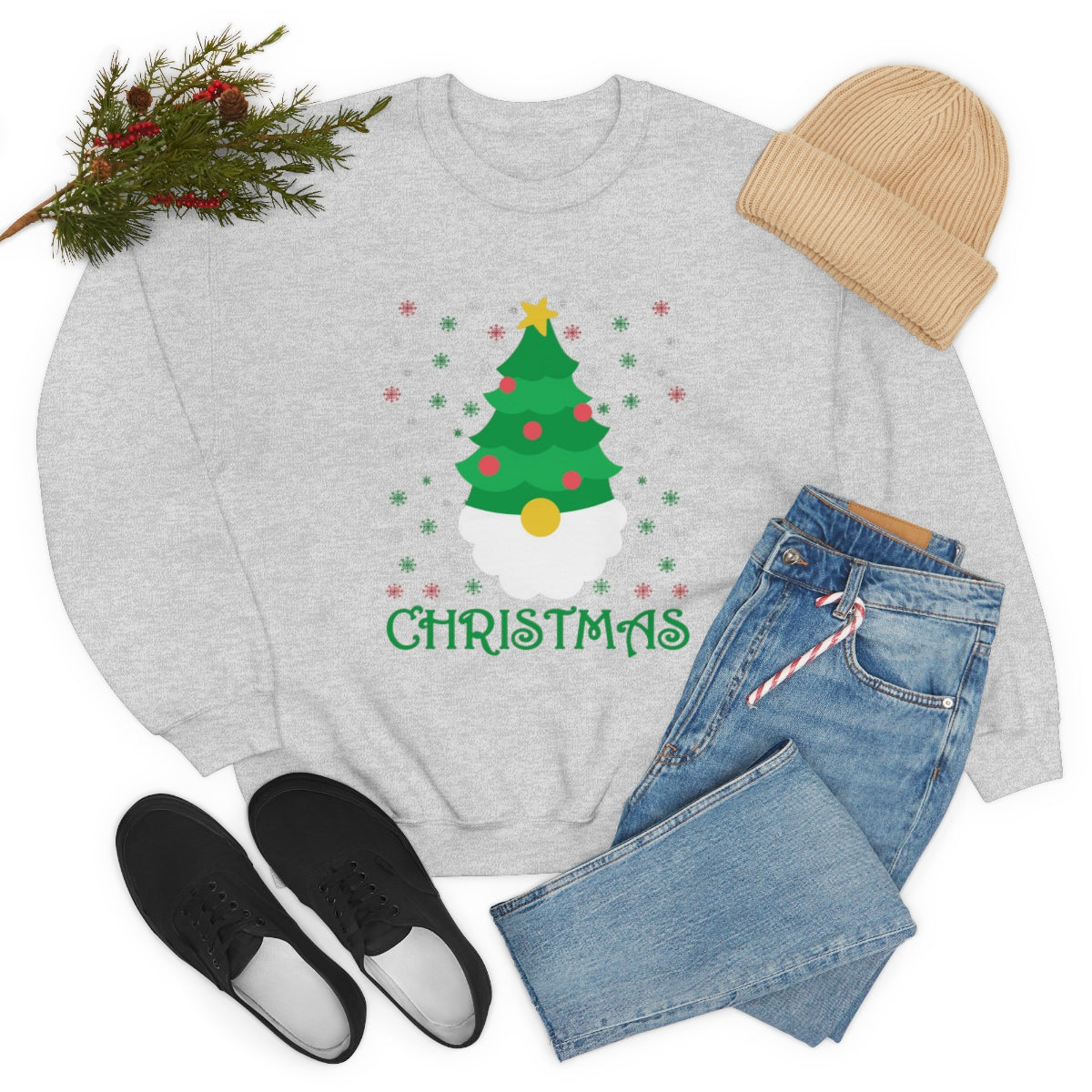 Christmas Sweatshirt, SweatshirtUnisex Heavy Blend™ Crewneck Sweatshirt - ESSENTIALS365