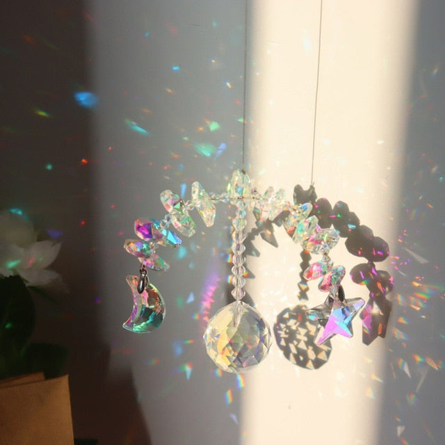 Shining Crystal Light Catcher Prism Pendant - ESSENTIALS365